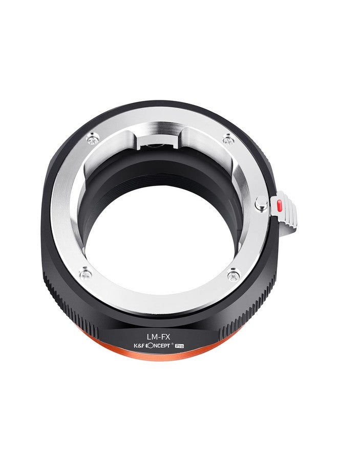كيه آند إف كونسبت محول عدسات K&F Concept لعدسات Leica M LM إلى كاميرات Fujifilm Fuji X-Series X FX بدون مرآة بتصميم طلاء غير لامع، متوافق مع Fuji XT2 XT20 XE3 XT1 X-T2 - Image 2