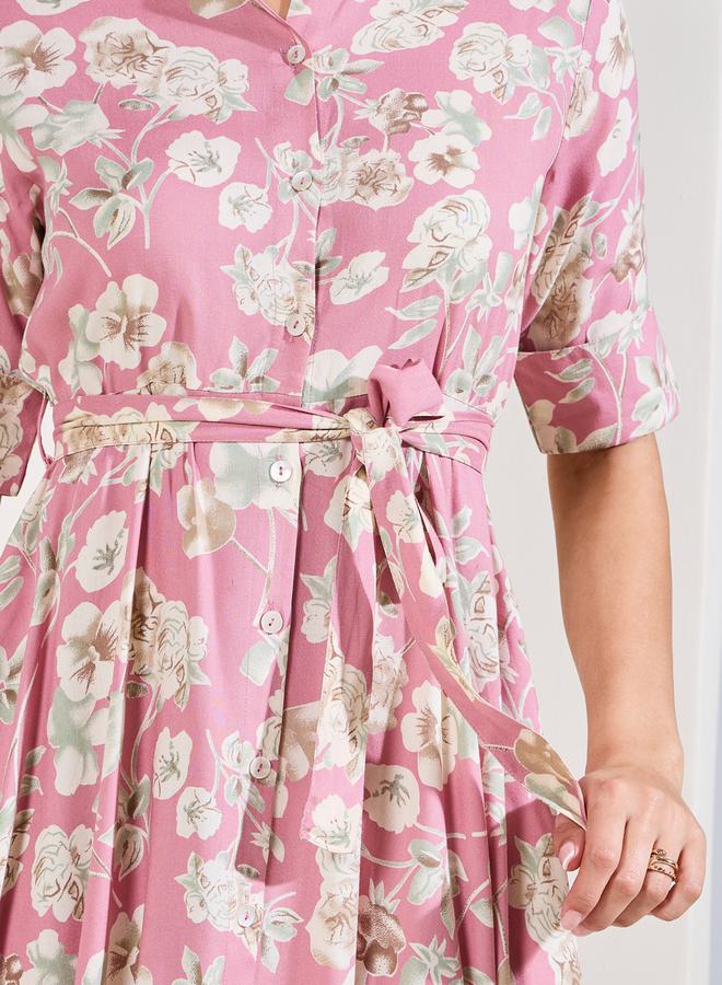 Styli Floral Shirt Dress - Image 2
