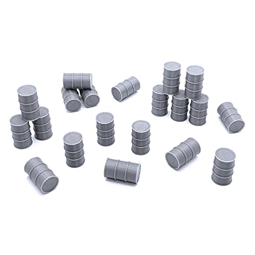 EnderToys Gas Barrels Terrain Scenery for Tabletop 28mm Miniatures Wargame 3D Printed and Paintable - Image 1