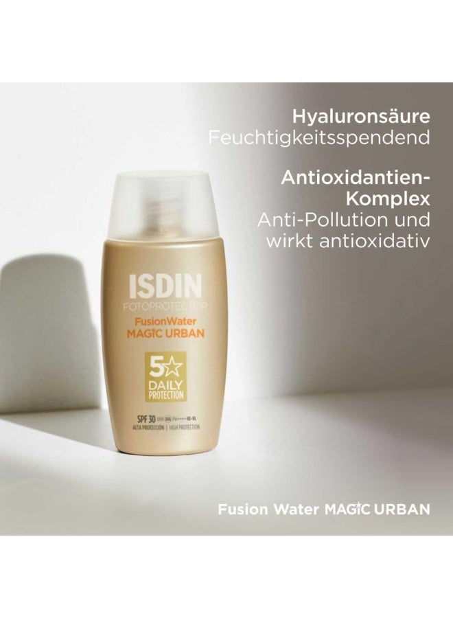 إيسدن واقي شمس ايزيدين فيوجن واتر اوربان الاسباني للبشرة SPF 30 - حجم 50 مل - Image 5