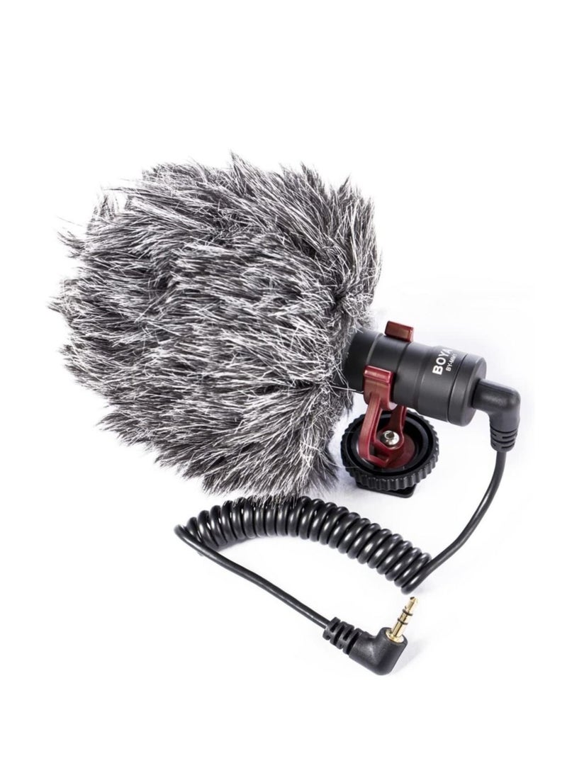 BOYA Universal Cardioid Microphone Kit BY-MM1 Black/Grey/Red - Image 4