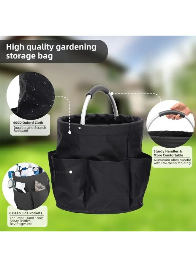 عام سلة نزهة محمولة قابلة للطي ، سلة أدوات الحديقة ، سلة محمولة في الهواء الطلق ، تخزين السفر ، حقيبة أدوات الزينة ، سلة تخزين الحديقة - Image 3
