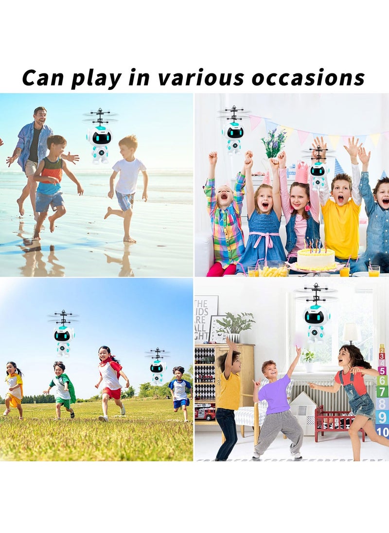 KASTWAVE - طائرة كروية تتحكم عن بعد للأطفال 5-7 - هدايا عيد الميلاد و عيد الميلاد، طائرات مسيرة للأطفال، مروحية تحكم عن بعد، طائرة كروية طائرة، للألعاب الداخلية والخارجية، سهلة التحكم للمبتدئين (أبيض) - Image 1