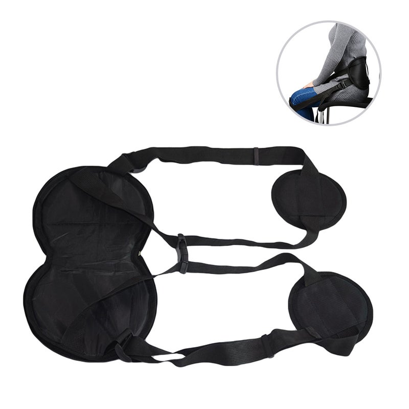 2pcs Portable back Belt Pad for Better Sitting Correcting Ergonomic Waist Protector for Lower Back - Image 1