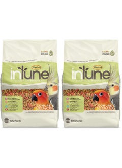 HigginS Higgins 2 Pack of Intune Complete and Balanced Diet Conure and Cockatiel Food, 2 Pounds Each  - Image 1