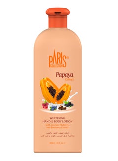 Paris Collection Papaya Hand & Body Lotion Unisex 600ml 