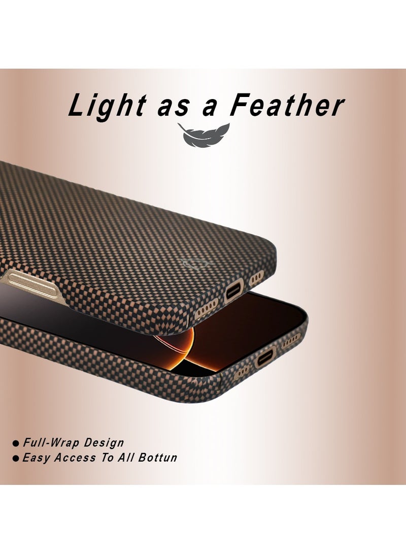 A-Case Series Desen Built-in Powerful Magnet Made of Aramid Fiber, High Quality, Light as a Feather, Thick Camera Protection Compatible with iPhone 16 Pro Max - Blue - Image 4