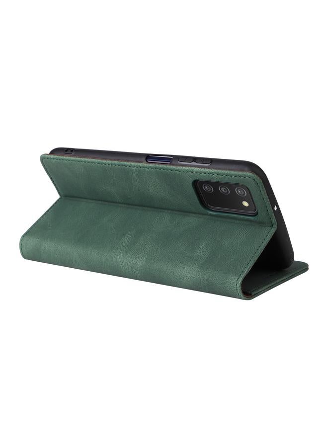 اس-توب جراب لهاتف Samsung Galaxy A03s مصنوع من الجلد بإغلاق شفط بسيط - Image 5