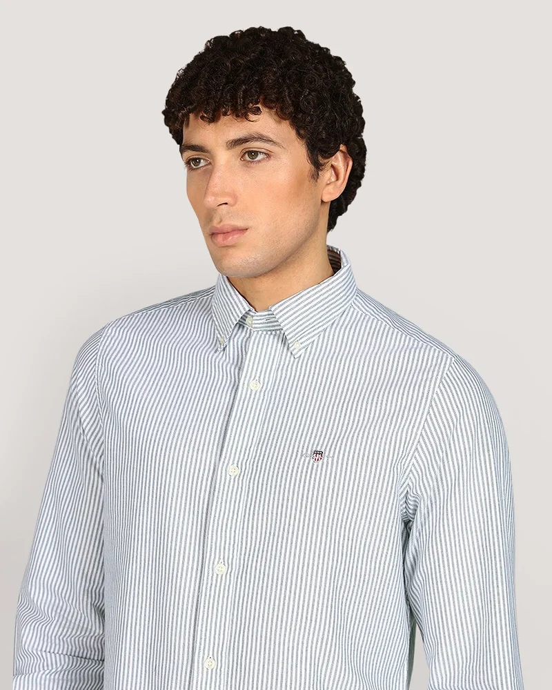 GANT  Slim Classic Oxford Stripe Shirt for Men | Best Price UAE