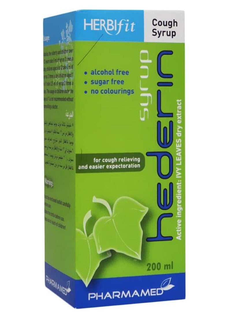 Pharmamed TML Herbifit Hederin Cough Syrup 200ml - Image 2