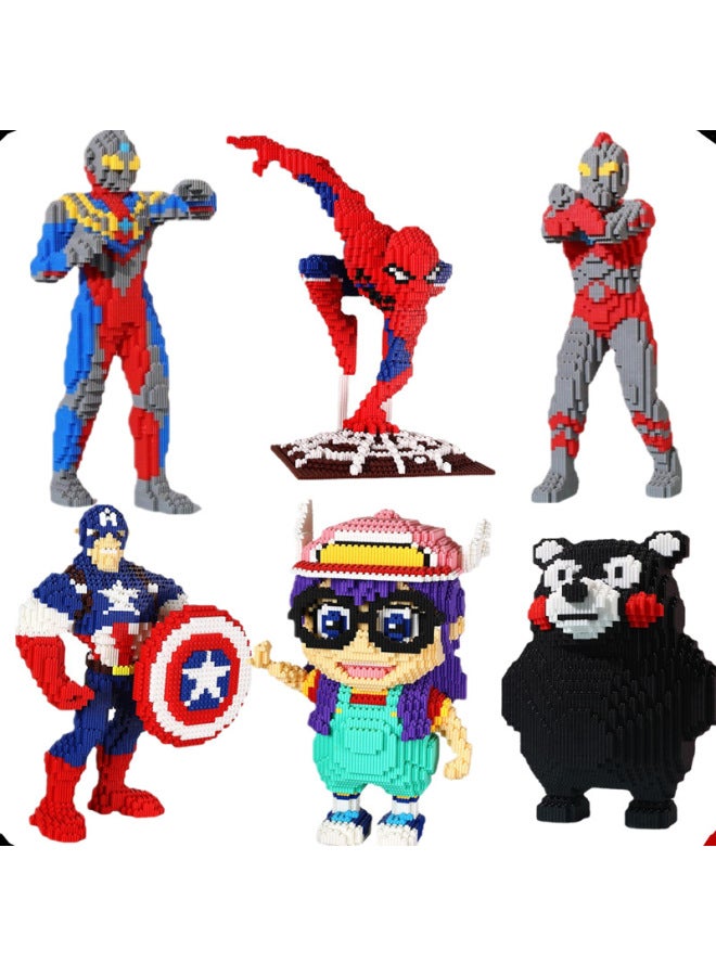 Children's Toys Boys Stall Assembling Building Blocks Assembling Construction Toys Girls Educational Space Thinking Toys - Image 2