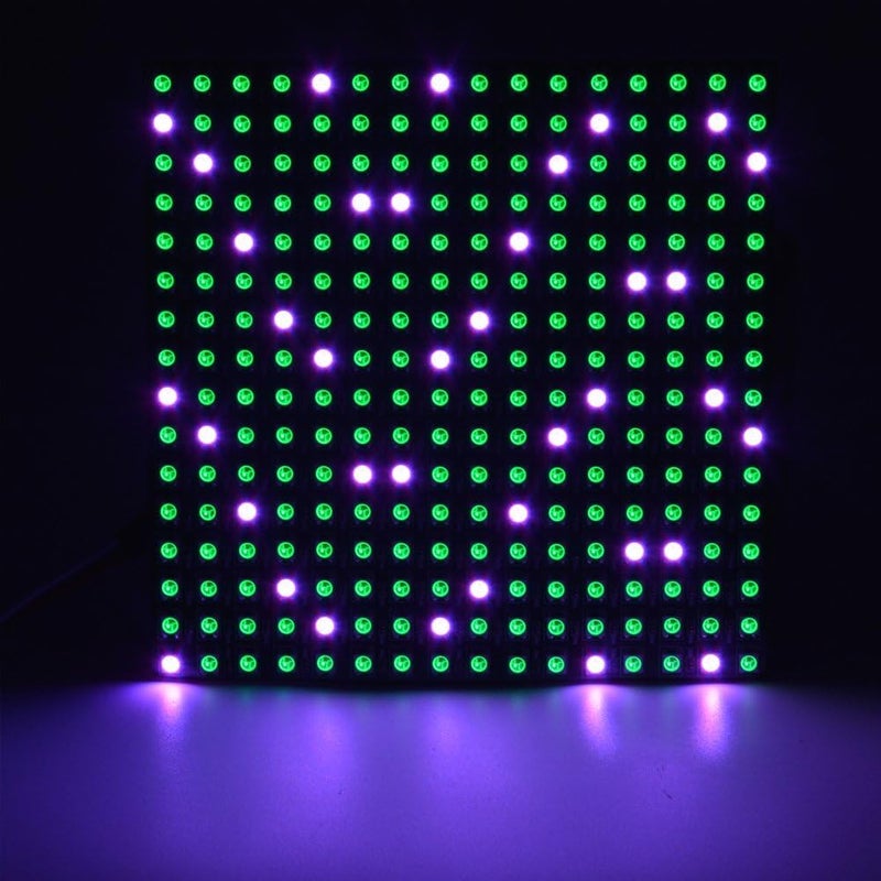 Electrobot WS2812B 16x16 RGB LED Matrix Panel 256 Pixel Individually Addressable Flexible Full Color Dream Light Display DC5V SMD5050 MagicRGB Compatible with K1000C SP107E T1000S Controllers for Visual Effects - Image 5