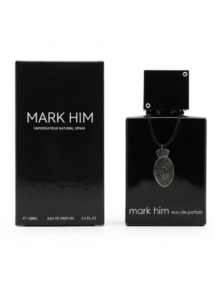 Mark Him Eau de Parfum Vaporisateur Natural Perfume 100ml – Bold & Sophisticated Long Lasting Luxury Masculine Fragrance | Woody Aromatic Perfume for Confident Men (Inspired Men’s Style) - Image 1