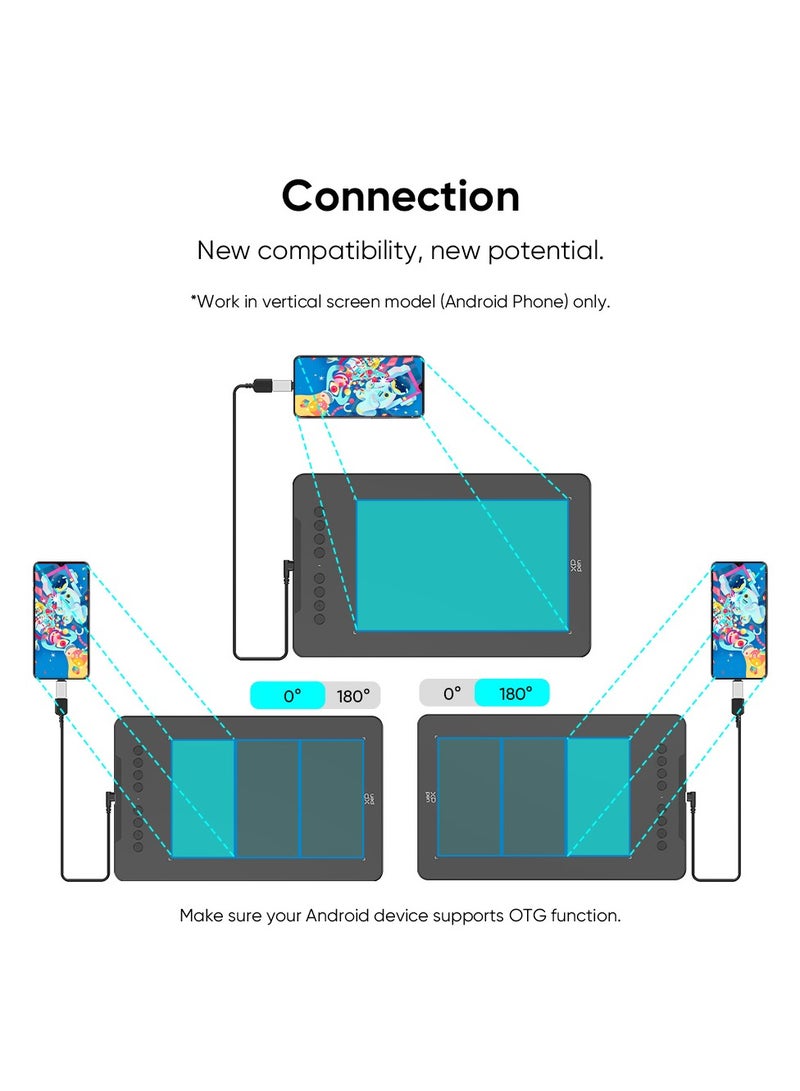 XP-PEN Deco 01 V3 Drawing Tablet-16384 Levels of Pressure Battery-Free Stylus, 10x6 Inch OSU Graphic Tablet, 8 Hotkeys for Digital Art, Teaching, Gaming Drawing Pad for Chrome, PC, Mac, Android - Image 4
