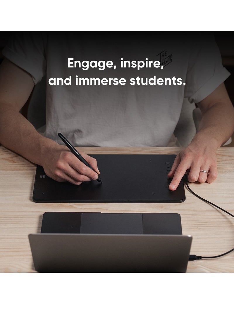 XP-PEN Deco 01 V3 Drawing Tablet-16384 Levels of Pressure Battery-Free Stylus, 10x6 Inch OSU Graphic Tablet, 8 Hotkeys for Digital Art, Teaching, Gaming Drawing Pad for Chrome, PC, Mac, Android - Image 5