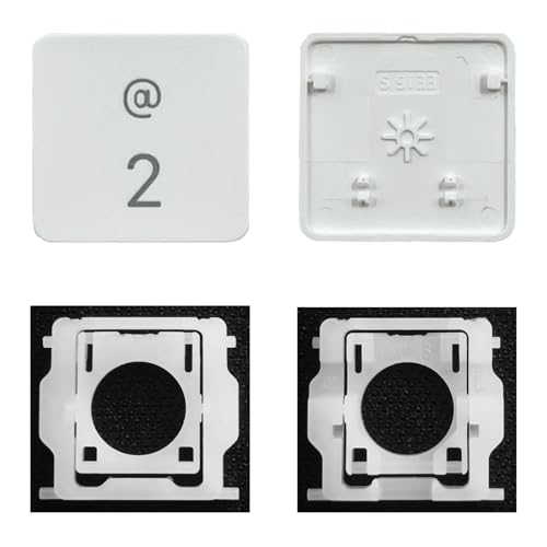 GRMTRV Replacement Individual Key Cap Hinge for Magic Keyboard A2438 A2439 A2449 A2450 A3118 A3203 2021-2024 Year (2 Key) - Image 4