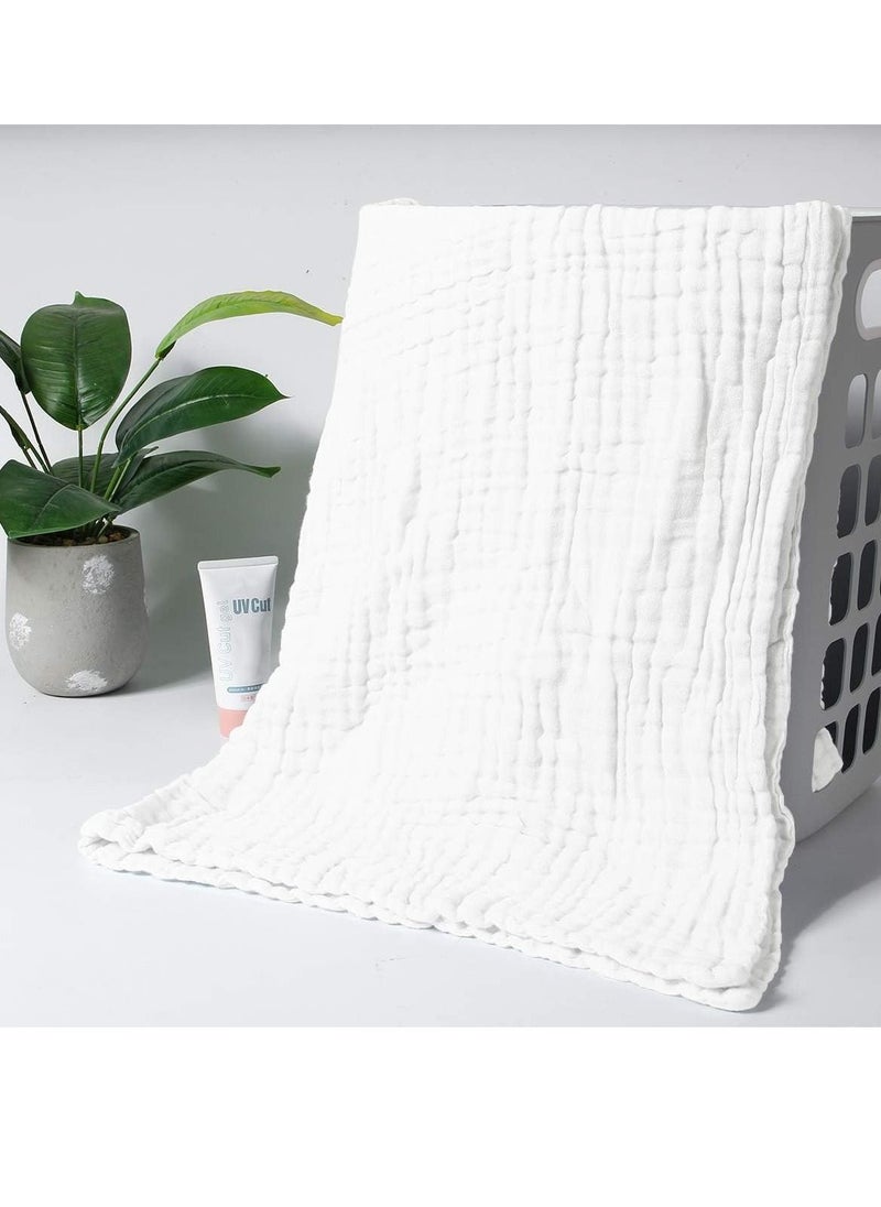 Baby Towel Super Soft Cotton Baby Bath Towel 2 Pack 6 Layers Infant Towel Newborn Towel Blanket Suitable