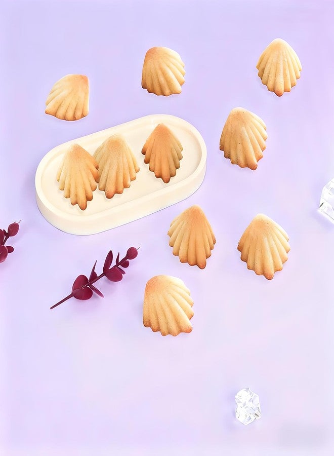 Vrthske 10-Cavity Madeleine Silicone Baking Pan, Shell Shaped Molds for Chocolate, Candy, Gummy, Cookie, Cupcake Topper, Cake Decoration - Image 5