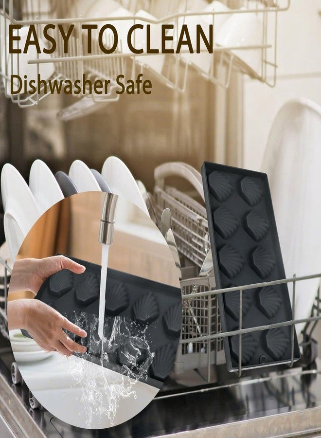 Vrthske 10-Cavity Madeleine Silicone Baking Pan, Shell Shaped Molds for Chocolate, Candy, Gummy, Cookie, Cupcake Topper, Cake Decoration - Image 3