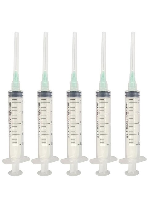 Disposable Syringe 10ml With 18g x 1 1/2" Needle Leur Lock (1.28x38mm) | Non pyrogenic + Non Toxic
