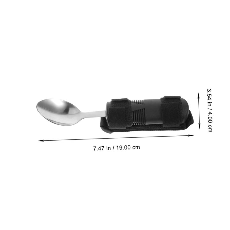 Adaptive Tremble Spoon With Built Up Handle For Elderly Disabled Easy Self Feeding Durable Wear Resistant - Image 5