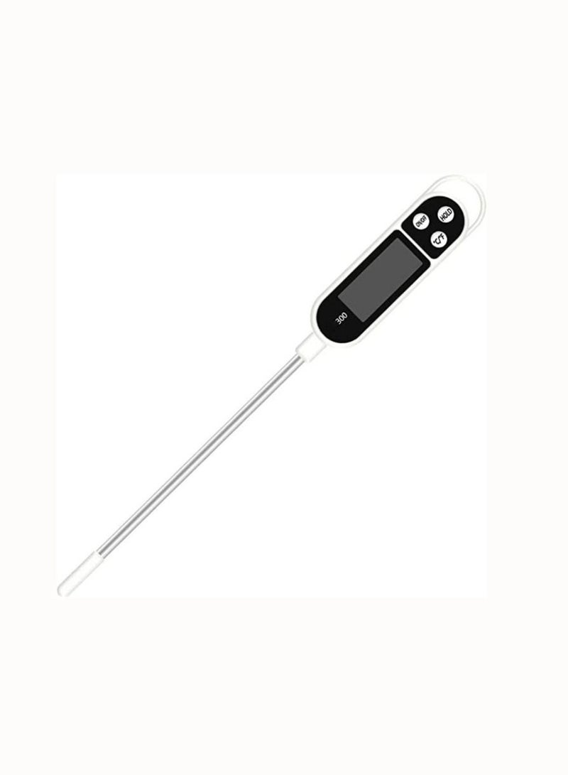 BONAI Meat Food Candy Thermometer Probe Instant Read Thermometer Digital Cooking Kitchen BBQ Grill Thermometer with Long Probe for Liquid Milk Yogurt Frying Baking Roasting Temperature  - Image 1