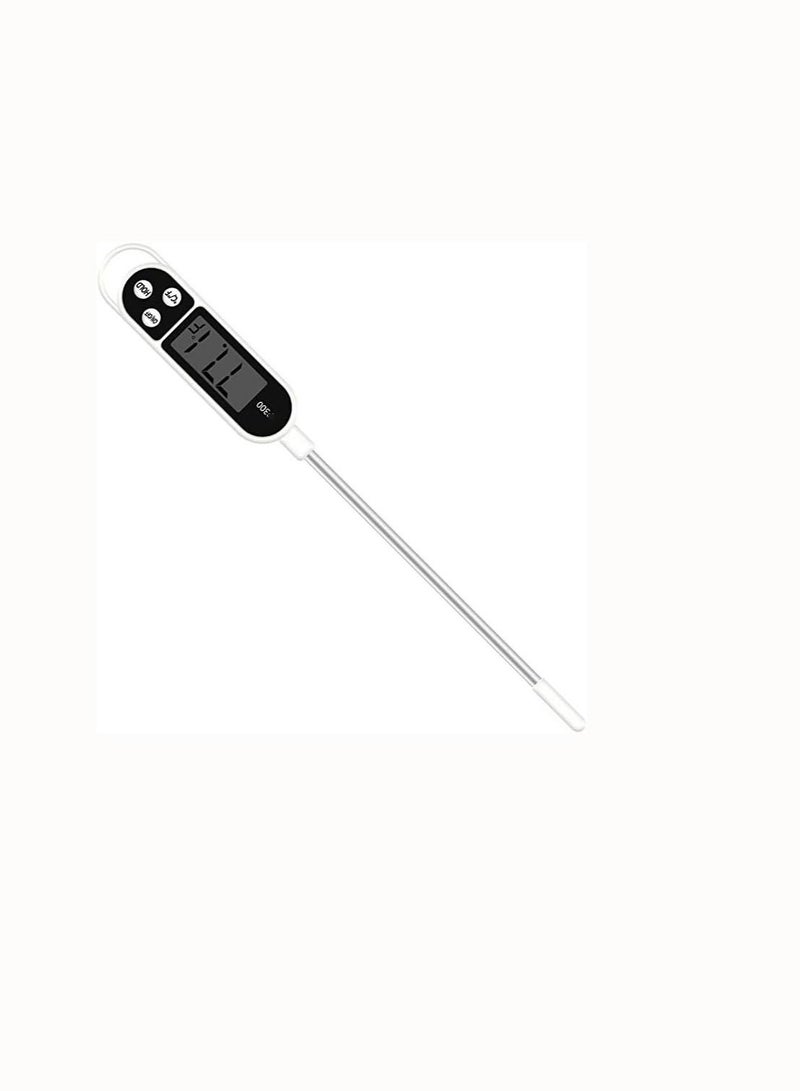 BONAI Meat Food Candy Thermometer Probe Instant Read Thermometer Digital Cooking Kitchen BBQ Grill Thermometer with Long Probe for Liquid Milk Yogurt Frying Baking Roasting Temperature  - Image 2
