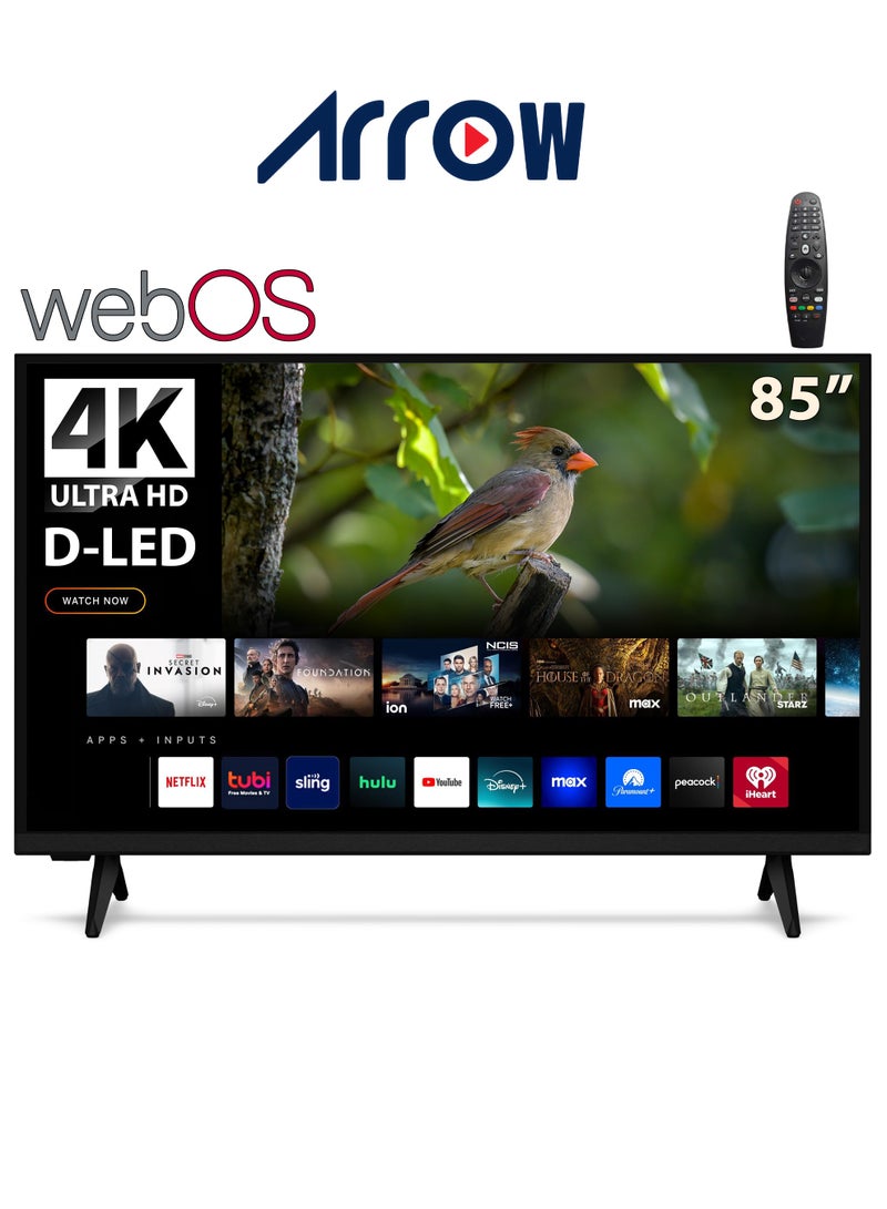 Arrow Smart Screen - 85 Inches - DLED - 4K UHD - WebOS - Remote Control - RO-85LPW - Image 2
