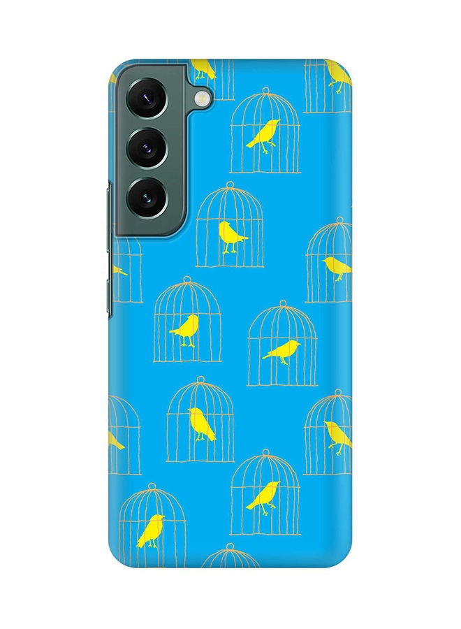 Stylizedd Case for Samsung Galaxy S22+ 5G Slim Snap Classic Series Shield Matte Finish Print - Caged Birdy - Image 1