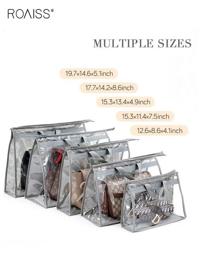 5 مجموعات من حقائب التخزين متعددة الأحجام، شفافة ومقاومة للماء، منظمة للنساء، أدوات النظافة الشخصية أثناء السفر، مستحضرات التجميل، إكسسوارات المكياج، تنظيم المنزل