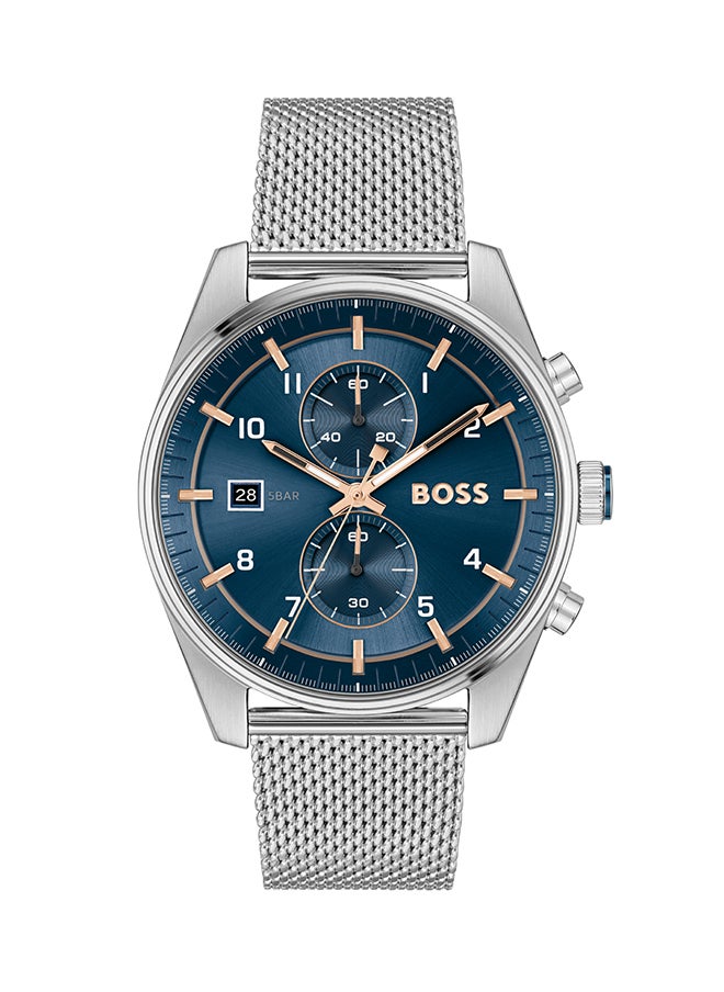 HUGO BOSS Men's Chronograph Round Shape Stainless Steel Wrist Watch 1514149 - 44 Mm  - Image 1