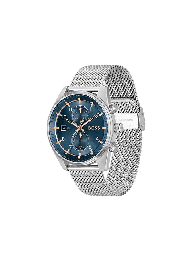 HUGO BOSS Men's Chronograph Round Shape Stainless Steel Wrist Watch 1514149 - 44 Mm  - Image 2