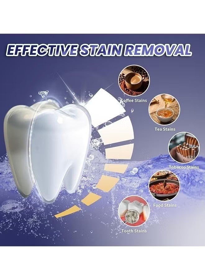 IVISMILE Purple Instant Whitening Strips, V34 Teeth Whitening Strips, Purple Tooth Whitening, Tooth Stain Treatment, Gum Care & Stain Removal, Removes Yellow Stains & Bad Breath, Combining Whitening And Colour Correction 14 Treatments - Image 2