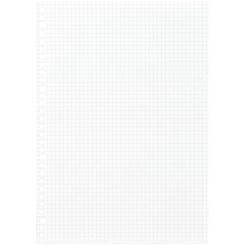 Maruman Loose-Leaf A4 5mm Grid Ruled 30 Hole 100 Sheets L1107H - Image 2