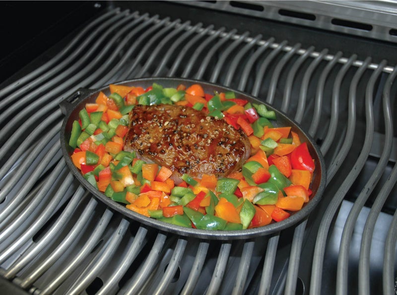 Napoleon Cast Iron Skillet - Pre-Seasoned, Use On Side Burner or Grill Grates, Removable Handle - Image 5