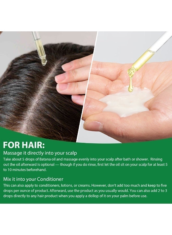 MOOYAM Batana Oil for Hair Growth and Skin Care 100% Pure & Natural Batana Oil Promotes Hair Growth, Prevents Hair Loss & Thinning, Improves Softness and Enhances Shine 60ml - Image 5