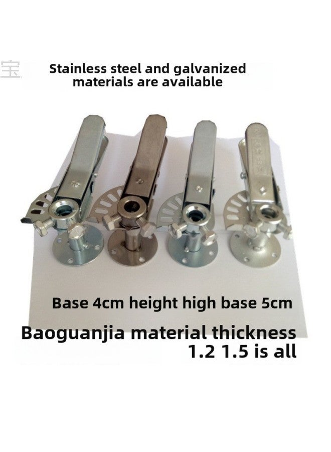 Galvanized 304 Stainless Steel Regulating Valve Handle Manual Air Volume Regulating Valve Actuator Air Valve Pressure Nozzle Turbine-Color:Turbo Worm Manual Actuator (iron Wheel)  - Image 2