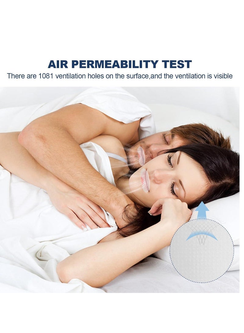 Elaimei 90 Pcs Mouth Tape for Sleeping Sleep Strips Mouth Tape Improve Bad Habits Snoring Sleep Talk Drooling Improved Nighttime Sleeping for Men and Women - Image 4