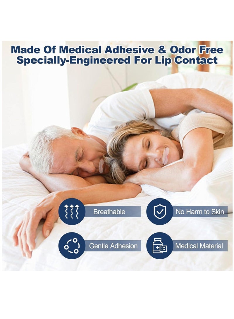 Elaimei 90 Pcs Mouth Tape for Sleeping Sleep Strips Mouth Tape Improve Bad Habits Snoring Sleep Talk Drooling Improved Nighttime Sleeping for Men and Women - Image 5