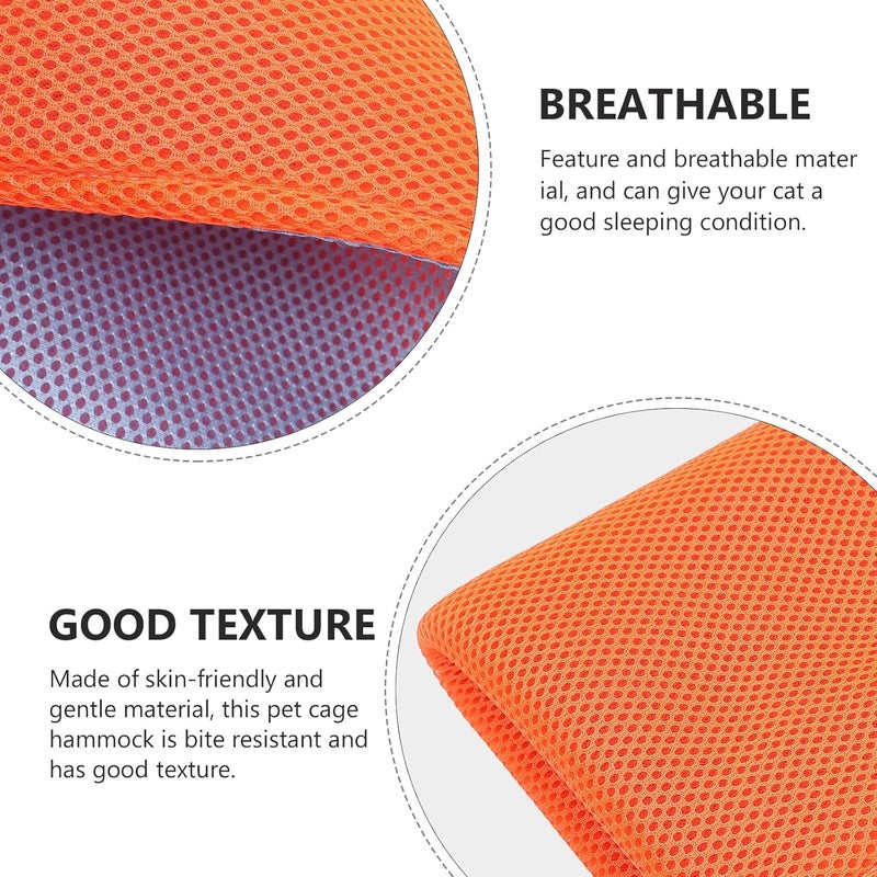 Wide range compatible material Cat Hammock for Large Cats Reversible Breathable Mesh Hanging Bed with Hooks for Cage and Home, Adjustable Medium Size Orange Blue Dual-Color Pet Bed Cost effective global grade quality Easy handling optimized design Cost saving design picks Multi-demand satisfied design Comfort grip All budget friendly options Priority based order prep Home & professional compatible Simple multi-feature practical build Year round in stock Smooth joint Fixed delivery schedule Heat resistant Elegant upgraded practical design All-round well-engineered practical build Wet anti slip Fast warehouse picking Protective coating Flexible sizing options Cross-material combo compatible Light sturdy raw material Durability boost selected material Global upgraded practical design Nationwide courier network - Image 3