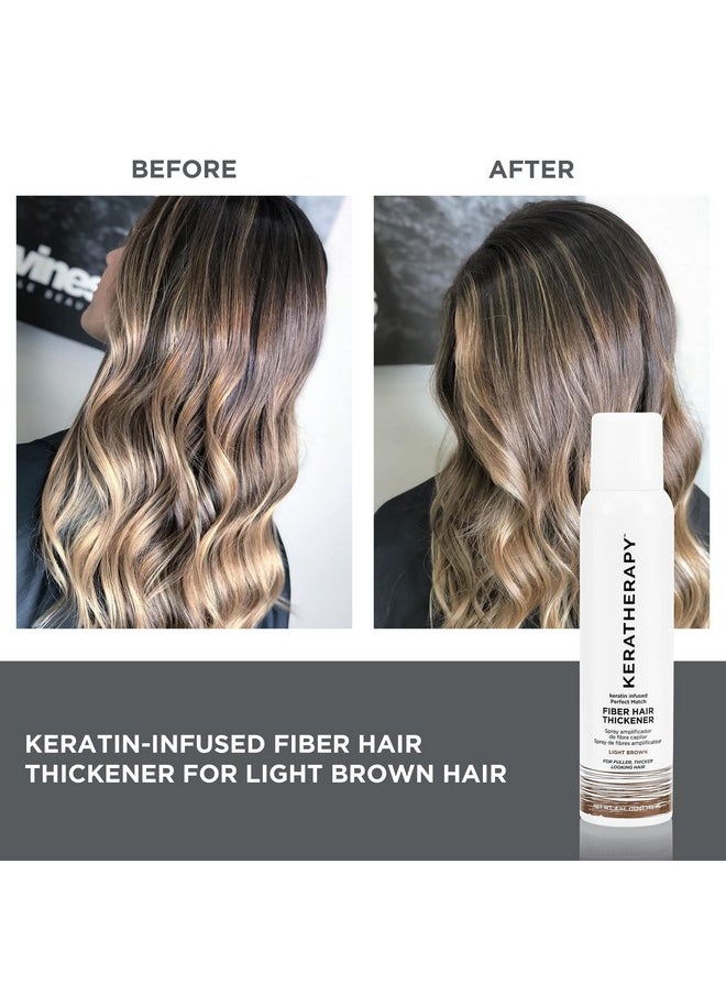 Keratin Infused Perfect Match Fiber Hair Thickener Spray Medium Brown 4 Fl. Oz. 140 Ml Volumizing Thickening & Concealing Hairspray For Scalp Coverage Roots & Thinning Areas - pzsku/Z716FC11C77C628C80414Z/45/_/1719064982/bd06258f-63e0-4170-9186-26c613fa740b