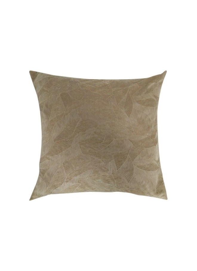 DANUBE HOME Gleam Cushion Stylish Throw Pillow for Sofa, Bed, Chair, Soft And Comfortable, And Elegant Home Decor Accent Perfect Decorative Cushion 45X45Cm Light Brown 
