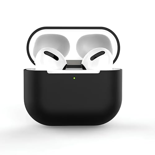 Gladiadora® Airpods 4 Cover Silicone Case (2024) Active Noise Cancellation (ANC) with Keychain Protective Case (Black) - Image 1