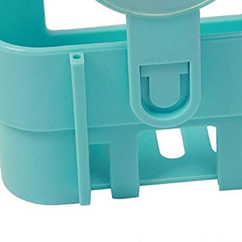 param Fiber Bath and Kitchen Storage Shelf with Suction Cup Mounting for Keeping Toiletries (Multicolour) - Image 3