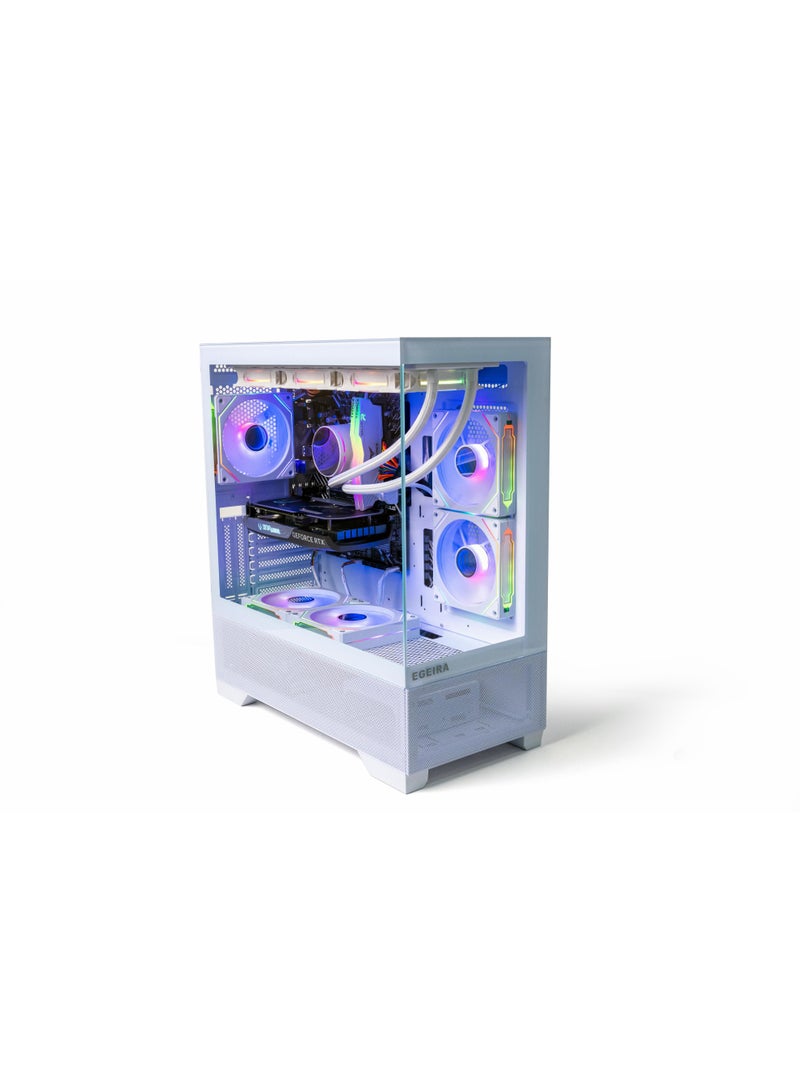 Setup Master Gaming PC With Intel Core i5-12400F Processor/16GB RAM DDR5/1TB SSD/Nvidia GeForce RTX 3050 Graphics Card/Windows 11 Pro/ White - Image 1