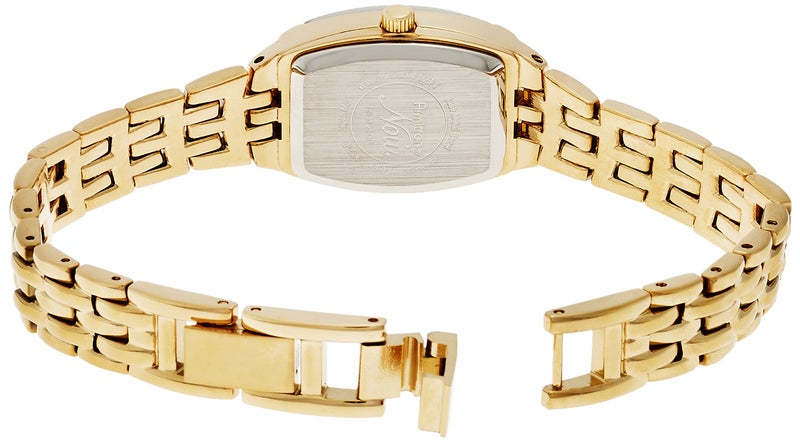 Armitron Women's 75/5195BKGP Diamond Accented Black Dial Gold-Tone Bracelet Watch - Image 2