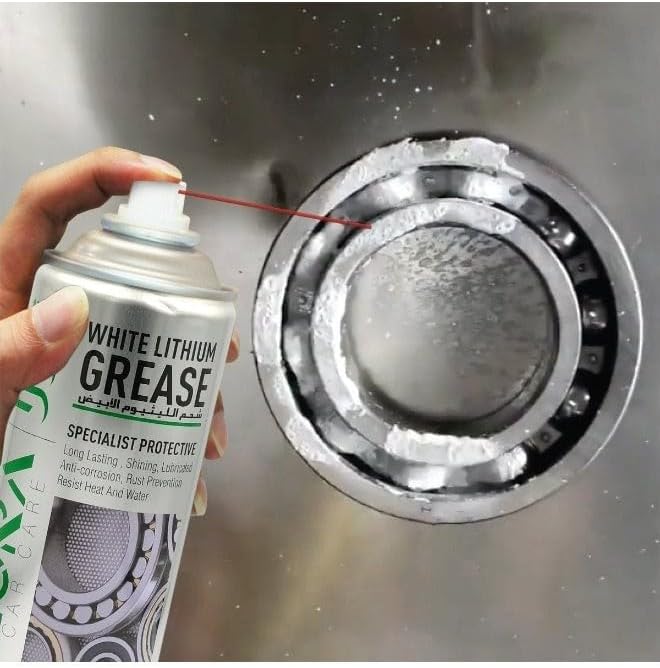 Nora N-511 PC10661 White Lithium Grease 450ml | All-Weather Heavy-Duty Lubricant | Long-Lasting Metal-to-Metal Protection | Heat & Water Resistant - Image 1