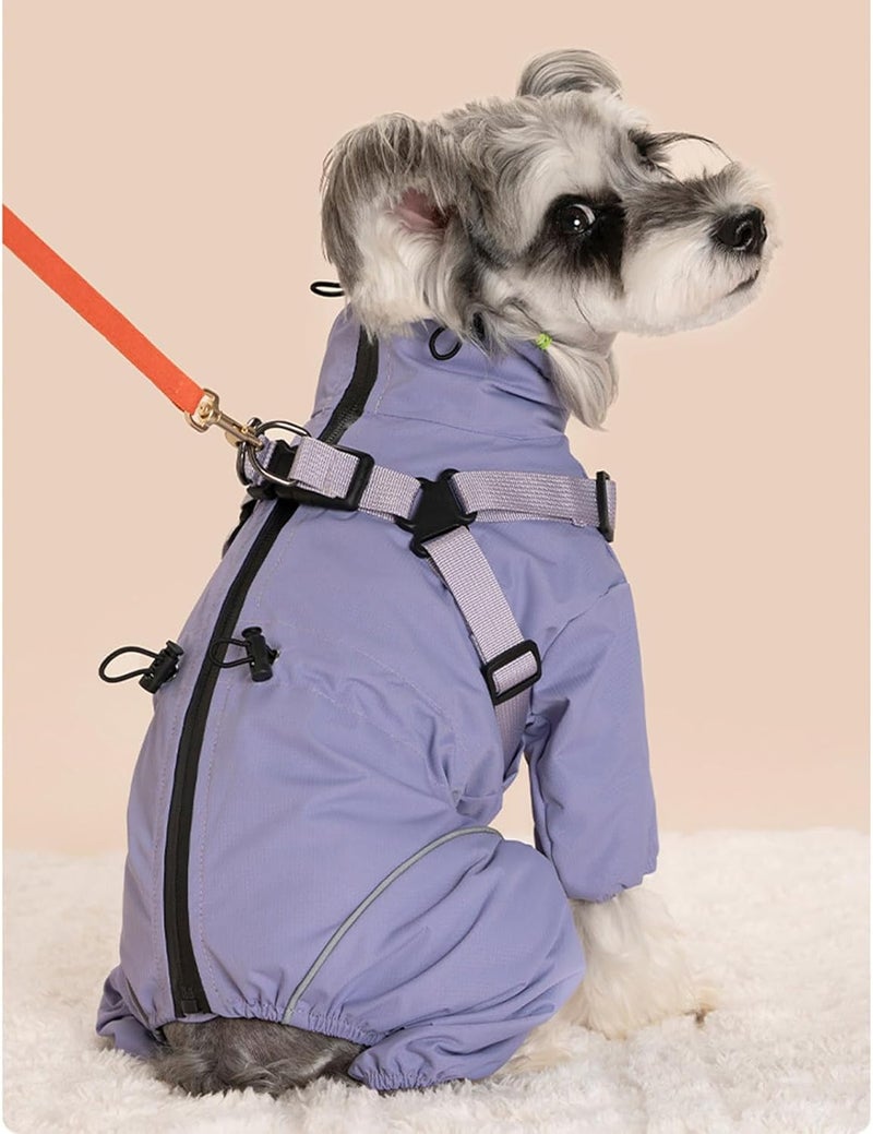 Rainy Day Dog Wear Pet Walking Raincoats Travel Friendly Gear Rain Protecting for Daily Walks and Travel Protective Outfit - Image 4