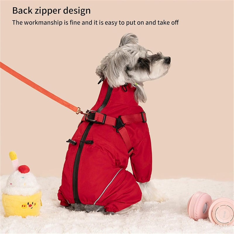 Rainy Day Dog Wear Pet Walking Raincoats Travel Friendly Gear Rain Protecting for Daily Walks and Travel Protective Outfit - Image 5