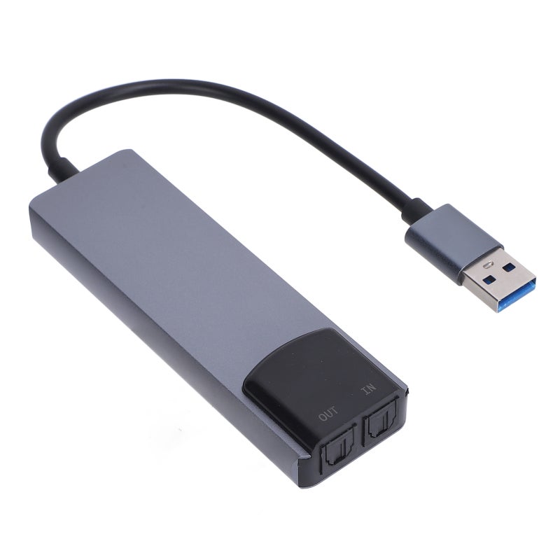 External Sound Card: 5.1/7.1 Channel, 48KHz High Sampling Rate, Intelligent Noise Reduction, Wide System Compatibility - USB Adapter for HTPC, Karaoke, Home Theater Entertainment, Win & Vista Users - Image 1